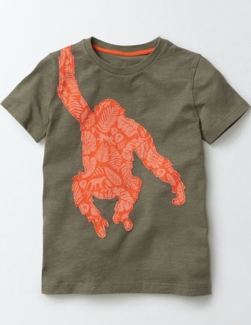 Mini Boden Gorilla Appliqué T-Shirt